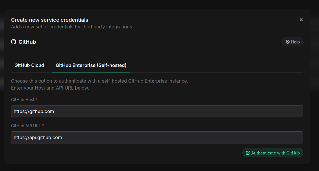 ghes third party integration